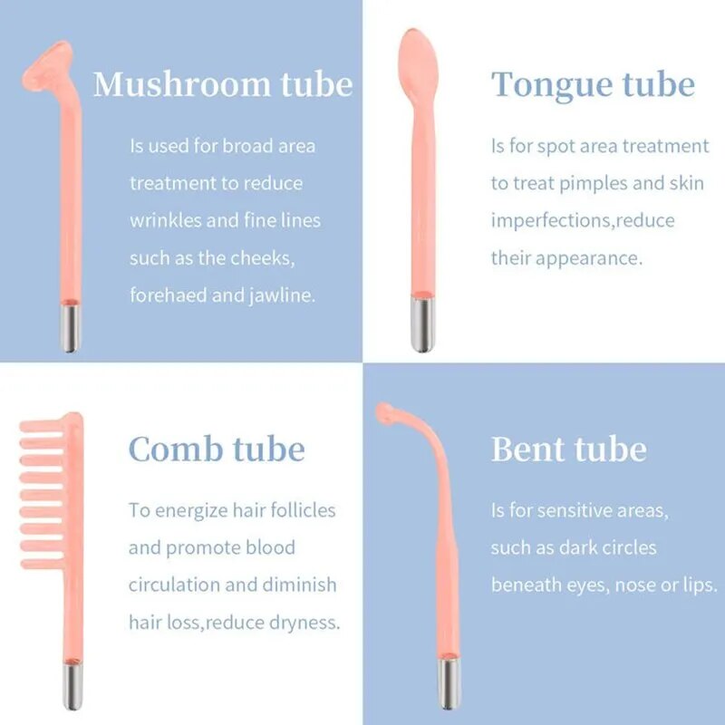 Portable High Frequency Skin Therapy Wand